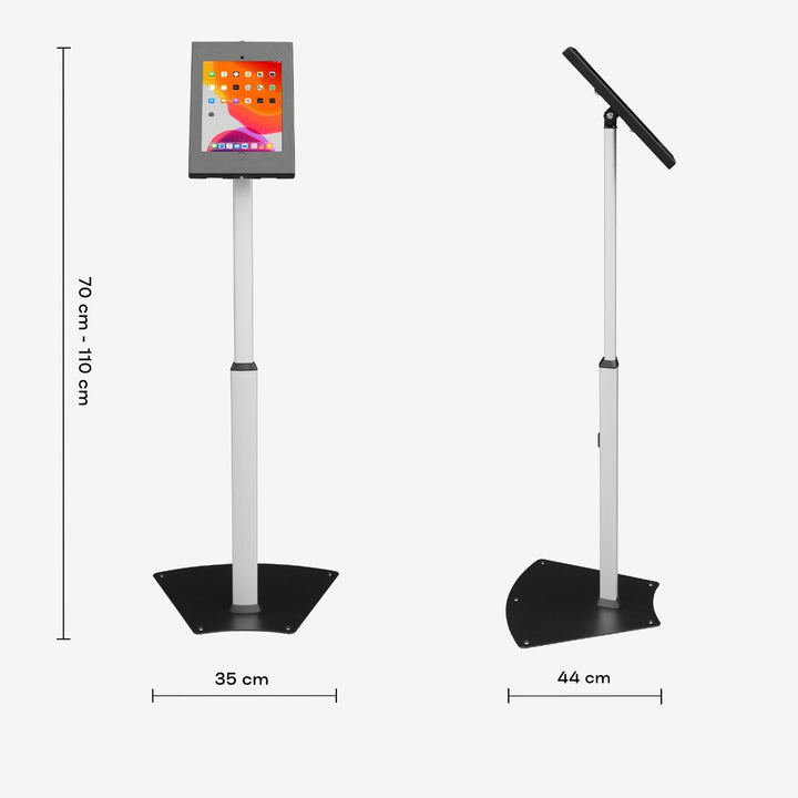 iPad 10.2" Floor Stand with Lock, Adjustable Height - SimplyForest.com