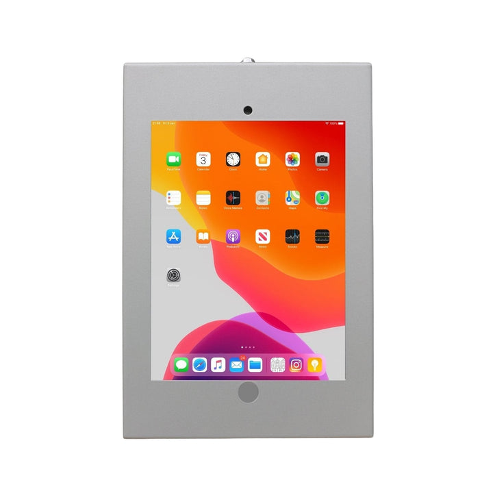 iPad 10.2" Wall Enclosure (Gen. 7, 8, 9), Security Lock, Silver - Forest-AV.com