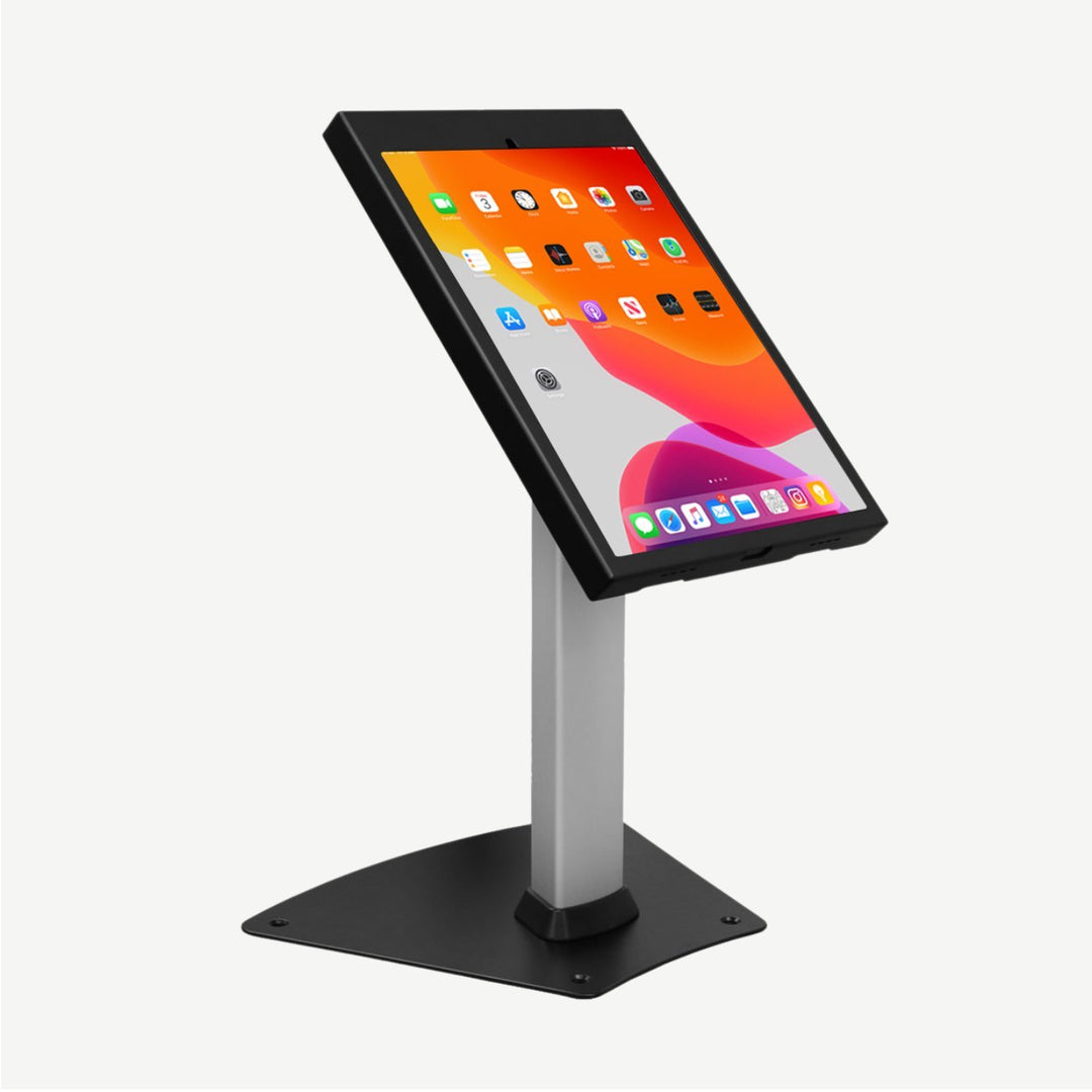 Front image of Secure 10.2" iPad counter stand - SimplyForest.com
